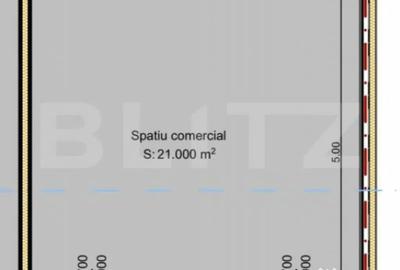 Spațiu comercial, de 21 mp, în Florești - 1