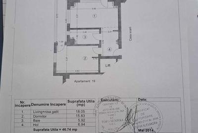 Apartament cu 2 camere decomandat în Central