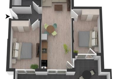 Apartament cu 3 camere decomandat în Apahida - 5