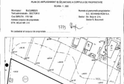 Teren de 2810 mp, în Militari