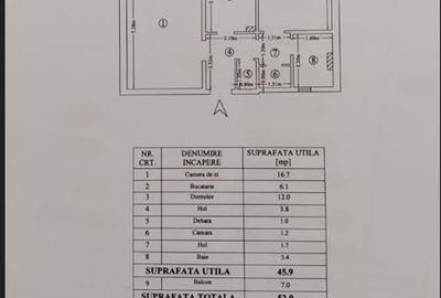 Apartartament 2 camere decomandat, Podu Ros - Sens Giratoriu - 8