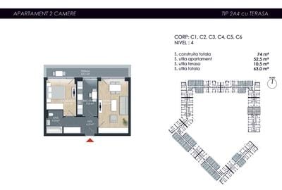 Apartament cu 2 camere decomandat în Străulești - 10