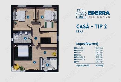 Dobroesti,Ilfov,Fundeni,vila individuala,3dormitoare+birou,direct dezvoltator - 3