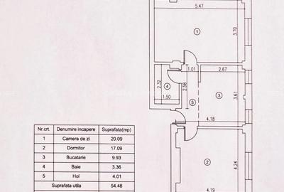 Apartament 2 Camere - 54.48 mp utili - Parter inalt - Centru Popesti - 6