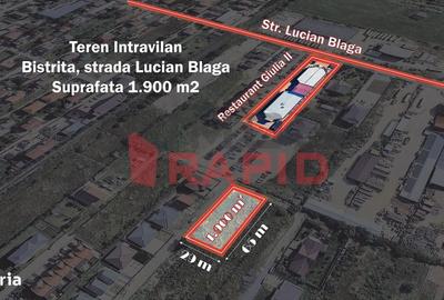 Teren de 1900 mp, în Central