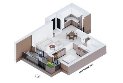 VoG Delea Noua- Decebal 2 camere bloc nou - 11