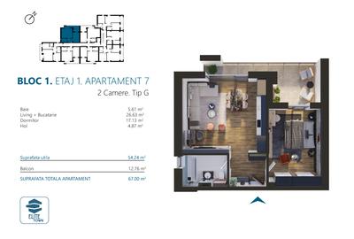 Apartament 2 camere | TORONTALULUI - METRO 2 - 3