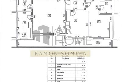 Apartament cu 3 camere în Bănești - 10