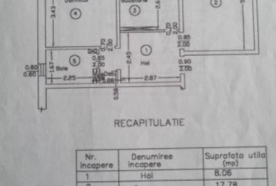 APARTAMENT 2 CAMERE, DECOMANDAT, ETAJ 1, MOBILAT SI UTILAT, - 15