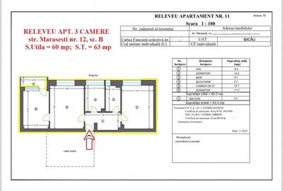 Apartament 3 camere, de vanzare, ULTRACENTRAL, Bacau, str. Marasesti - 3