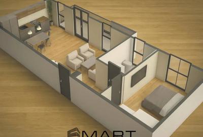 Apartament cu 2 camere decomandat în Central - 1