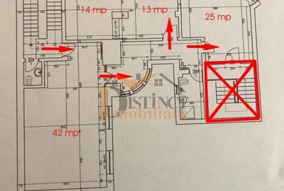 Inchiriere spatiu de birouri, 120 mp utili, zona 15 Noiembrie - 10