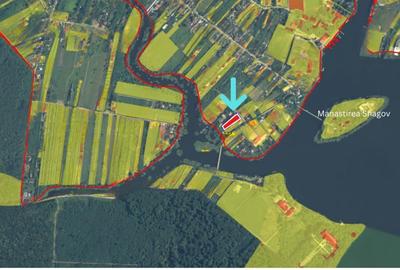 Teren Manastirea Snagov. Deschidere lac 22 m. Front stradal 30 metri. Teren Manastirea Snagov. Deschidere lac 22 m. Front stradal 30 metri. - 4