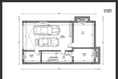 Teren autorizat pentru Casa individuala la intrare in Chinteni 600mp front 14ml - 3