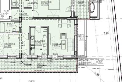 Apartament 3 camere cu gradina si terasa Pallady - 4