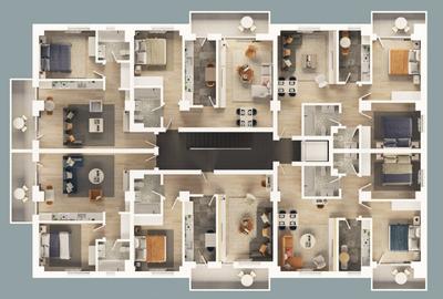 Apartament 2 camere in Mioveni | Bloc Nou | Comision 0% - 6