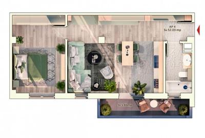 Apartament 2 camere de vanzare in Marasti, Cluj Napoca - 3