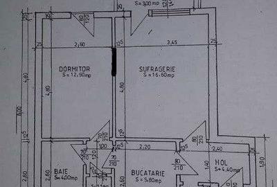 Apartament cu 2 camere decomandat în Războieni - 3