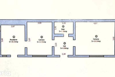 Apartament cu 2 camere, mobilat în Lazaret - 7