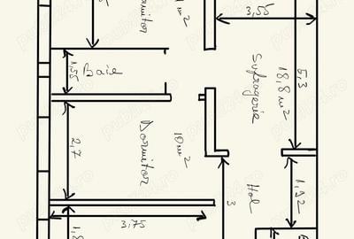 Apartament cu 3 camere în Central - 1