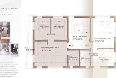 Apartament cu 3 camere decomandat în Republicii - 4