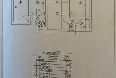 Apartament semidecomandat în Pajura - 1