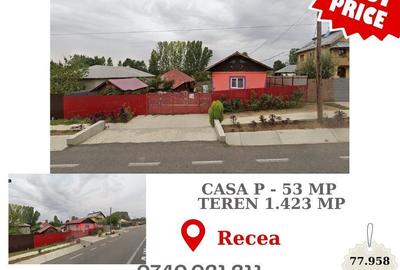Casă cu 2 camere cu Teren 1423 Mp în Recea - 4