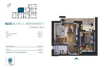 Apartament 2 camere | TORONTALULUI - METRO 2 - 2