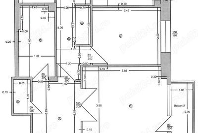 Apartament cu 3 camere decomandat în Central - 2