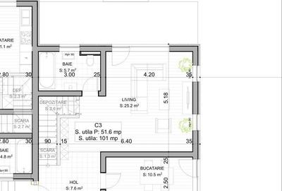 COMISION 0%. Duplex in Braytim. Asfalt. Langa Musicescu. - 16