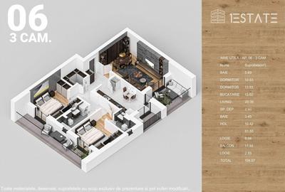 Trei camere, finalizat, pompa de caldura, panouri fotovoltaice, 108 mp - 7