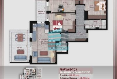 4Camere 128 Mp Terasa  Imobil Stil Boutique,Metrou-Nicolae Teclu - 11