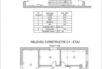 Duplex cu 4 camere cu Teren 250 Mp în Central - 8