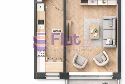 Apartament cu 4 camere în Tractorul - 1