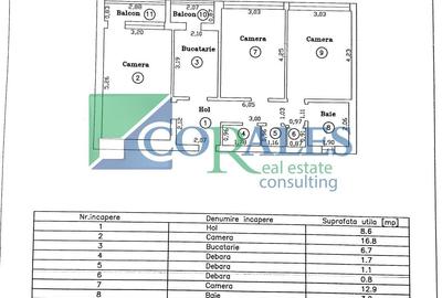 Apartament cu 3 camere decomandat în Șagului - 13