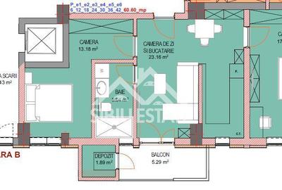 Apartament cu 3 camere în Central - 11