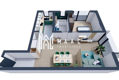 Apartament cu 2 camere decomandat în Veterani