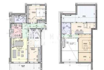 Apartament 4 camere | 133 MP | Parcare | Cartier rezidential - 2