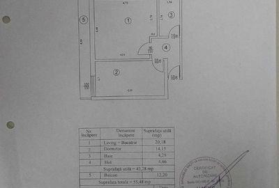 Apartament cu 2 camere în Rahova