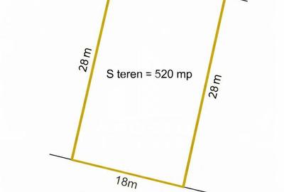 Teren de 520 mp, în Lipovei
