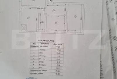 Apartament 3 camere, 80 mp, zona Bucium - 13