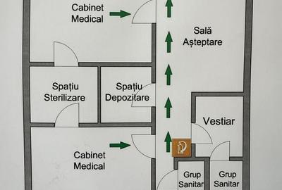 Spațiu comercial, de 64 mp, în Central - 3