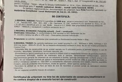 Teren Construcții intravilan de 1345 mp, în Ștefăneștii de Sus - 1