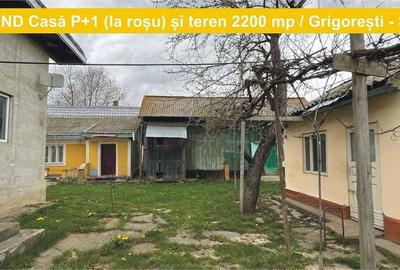 Casă cu 2 camere cu Teren 2200 Mp în Grigorești - 1