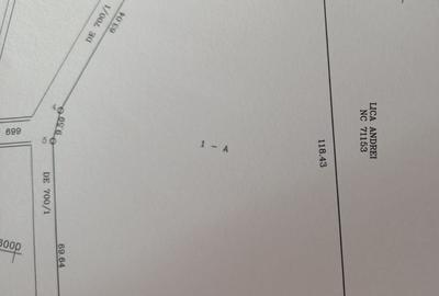 Teren de 9843 mp, în Crevedia