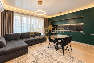 Apartament cu 3 camere semidecomandat, mobilat în Pipera