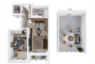 Apartament cu 2 camere în Central - 2