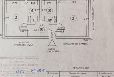 Apartament cu 2 camere decomandat în Central - 1