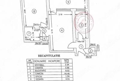 Apartament cu 2 camere semidecomandat în Cotroceni