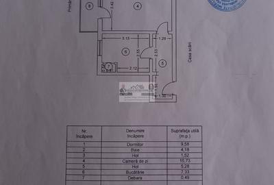 Apartament cu 2 camere semidecomandat în Ultracentral
